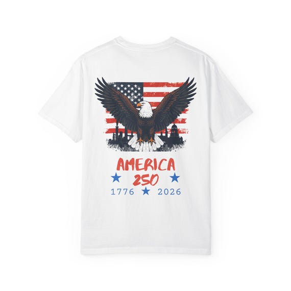 America 250 Unisex Garment-Dyed T-shirt