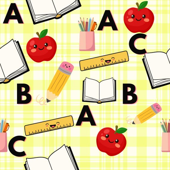 Back to School "A B C" - Gift Wrap Papers